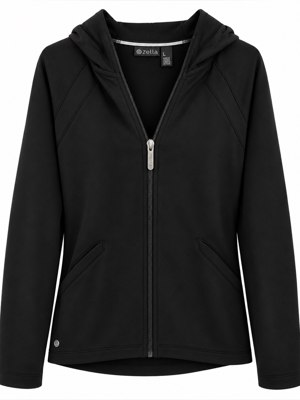 Zella Black Jacket With Hood